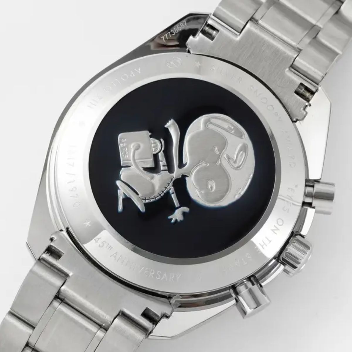 Celestial Moon Chronograph Professional 42mm Steel On Steel White Dial 6339