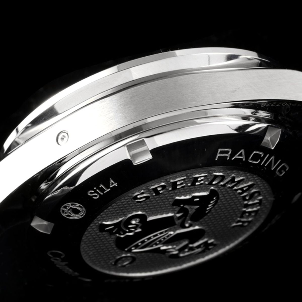 Celestial Racing Chronograph 40mm Steel On Rubber Strap White Dial 1729