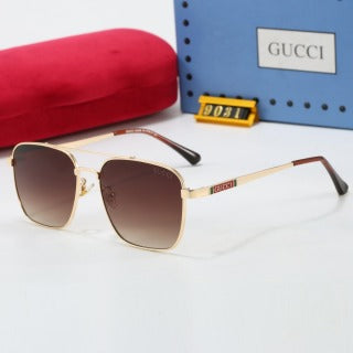 2026 6-color full frame HD lens metal thin frame sunglasses 9031
