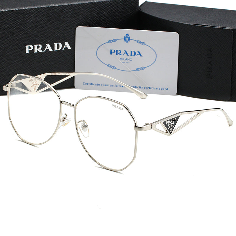 2026 Unisex Triangle Logo Metal Sunglasses