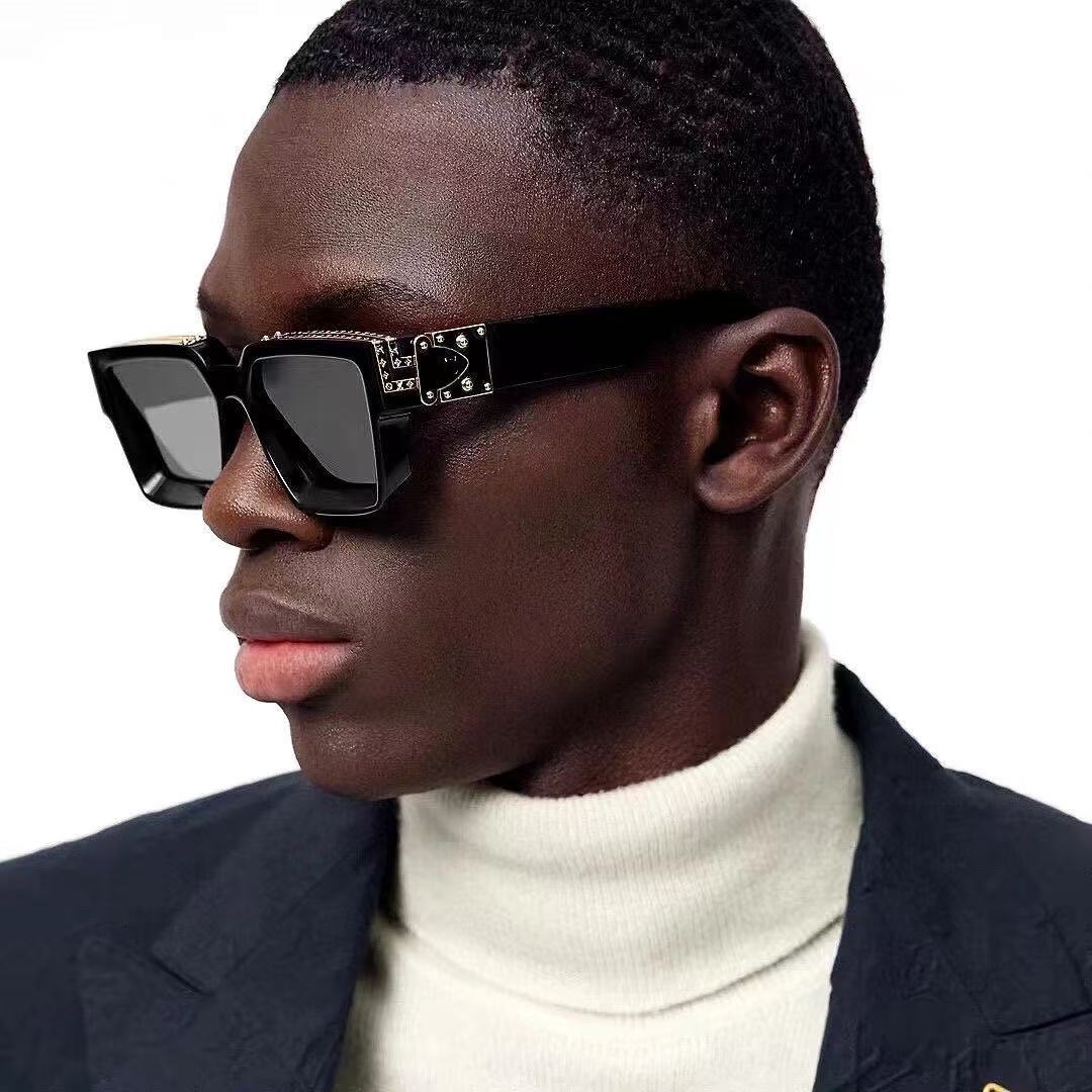 2026 New Millionaire Series Sunglasses Retro Internet Celebrity Fashion Sunglasses Square Frame UV Sunglasses