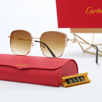 2025 5-color fashion CA letter sunglasses polarizer