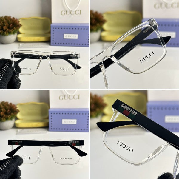 2024 Unisex Fashionable Striped Rim Glasses