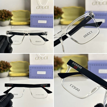 2024 Unisex Fashionable Striped Rim Glasses