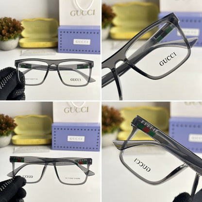 2024 Unisex Fashionable Striped Rim Glasses