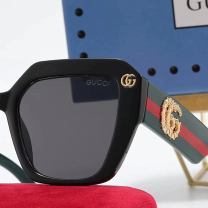 2026 Striped Frame Vintage Sunglasses