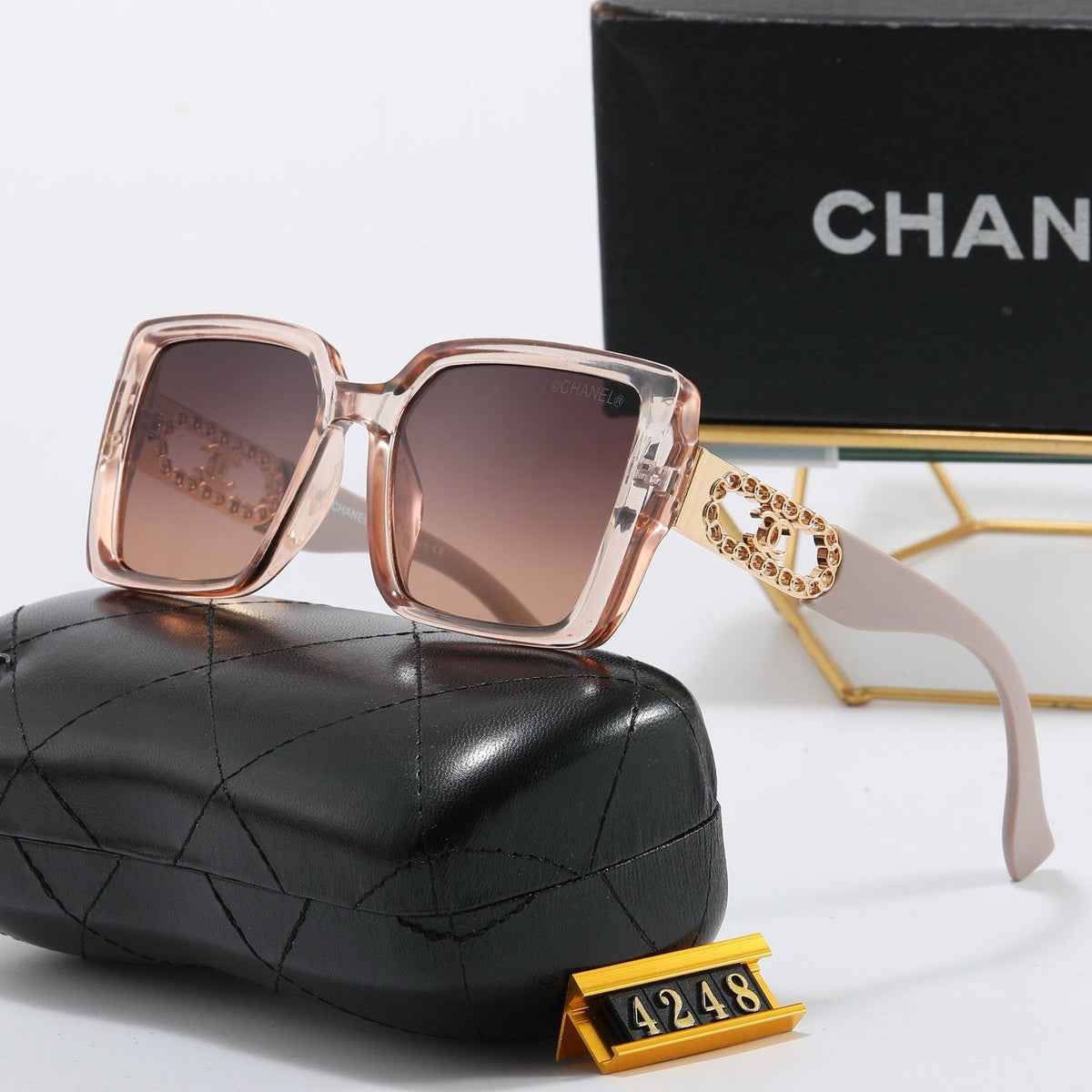 2026 5 colors new full lens iconic logo sunglasses