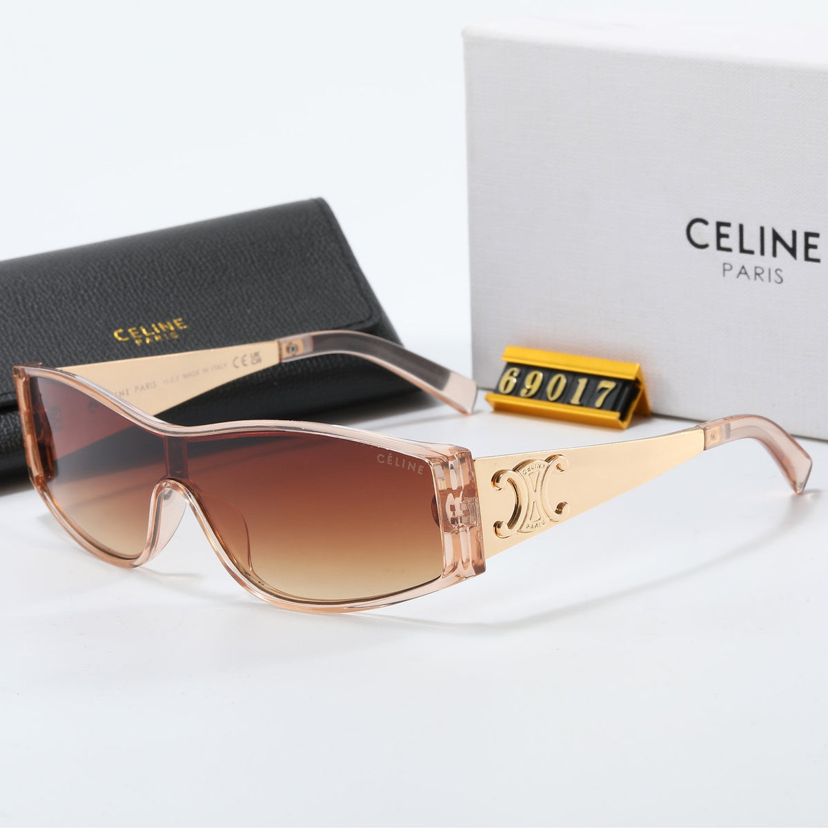 2026 7 colors new integrated lens metal frame sunglasses  69017