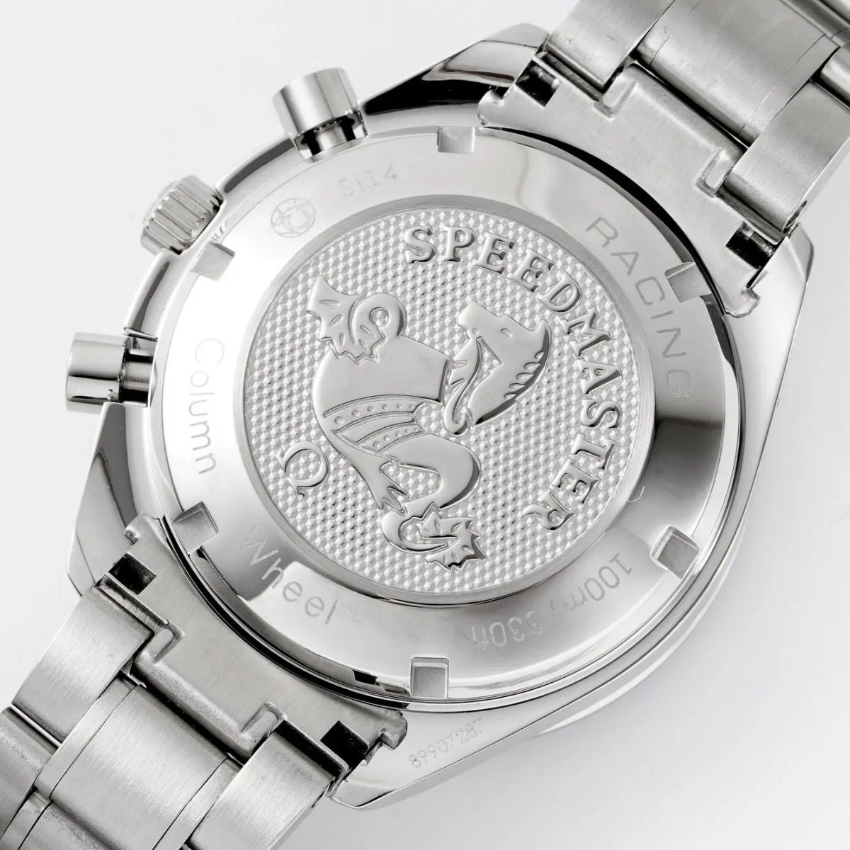 Celestial Racing Chronograph 40mm Steel On Steel Black Dial 8266