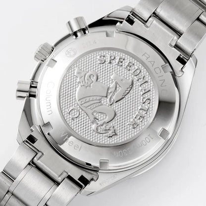 Celestial Racing Chronograph 40mm Steel On Steel Black Dial 8266
