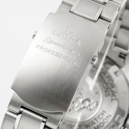 Celestial Moon Chronograph Professional 42mm Steel On Steel Silver Dial 7486
