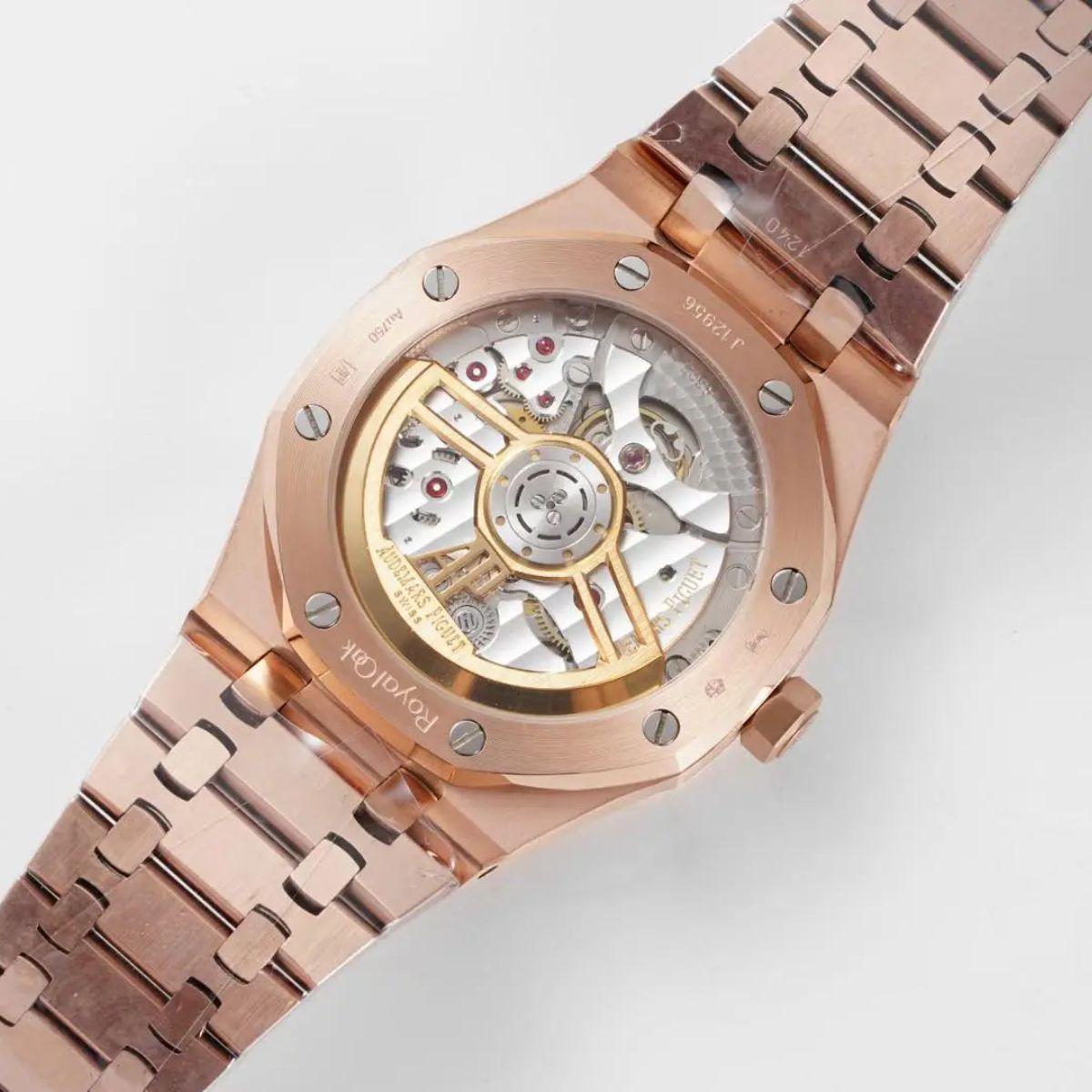 [Super Clone] Prestige Atelier Octagon Sport 41mm Black Dial Rose Gold 3379