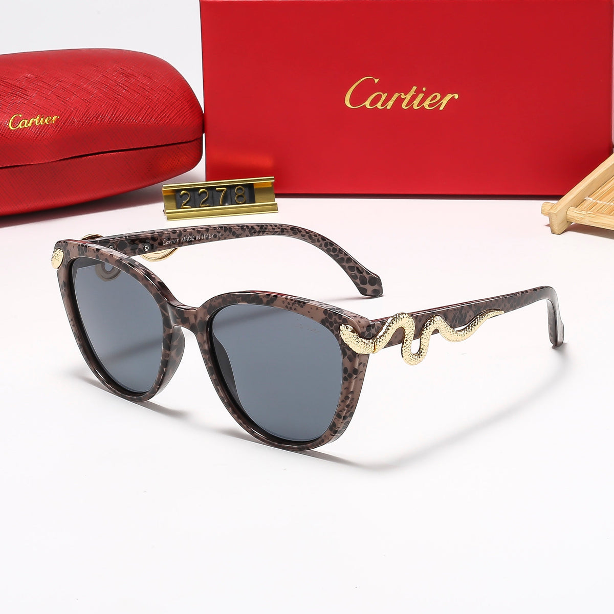 2026 7 colors golden snake logo hot sunglasses