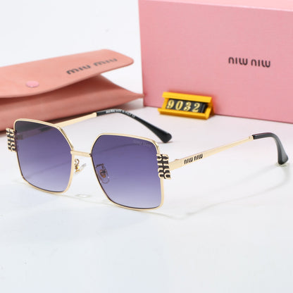 2026 7 colors new metal frame thin temple sunglasses 9032