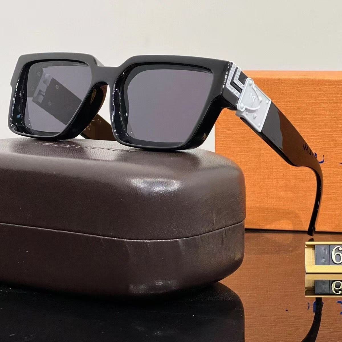 2026 New Millionaire Series Sunglasses Retro Internet Celebrity Fashion Sunglasses Square Frame UV Sunglasses