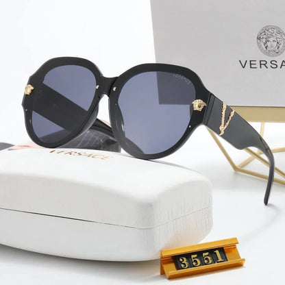 2026 6-color fashion VE letter temple sunglasses polarized glasses