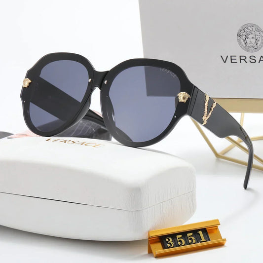 2026 6-color fashion VE letter temple sunglasses polarized glasses