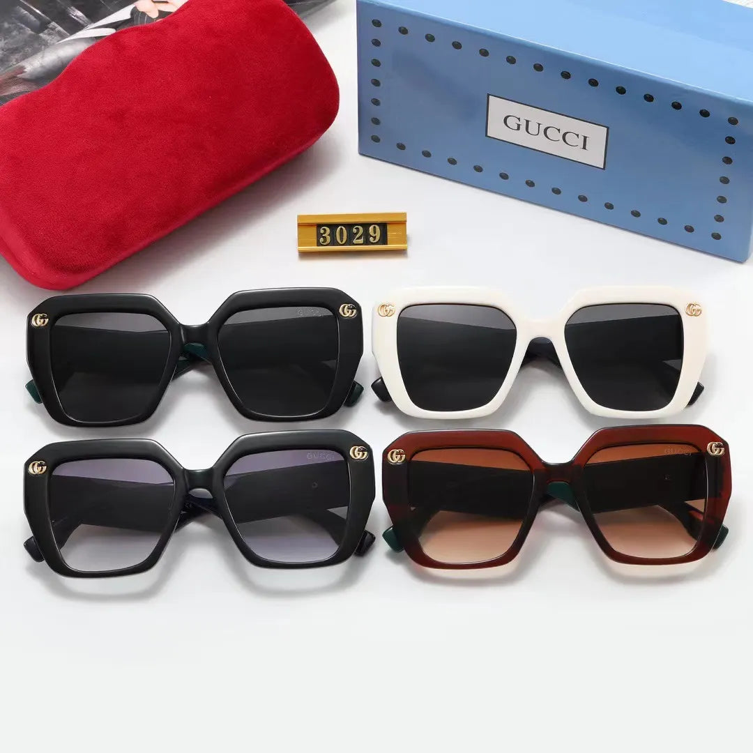 2026 Striped Frame Vintage Sunglasses
