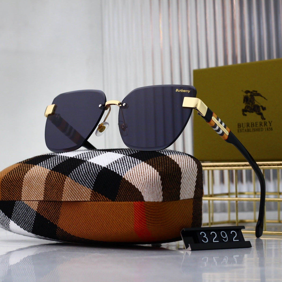 2024 Frameless Metal Gradient Sunglasses