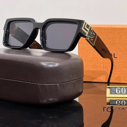 2026 New Millionaire Series Sunglasses Retro Internet Celebrity Fashion Sunglasses Square Frame UV Sunglasses