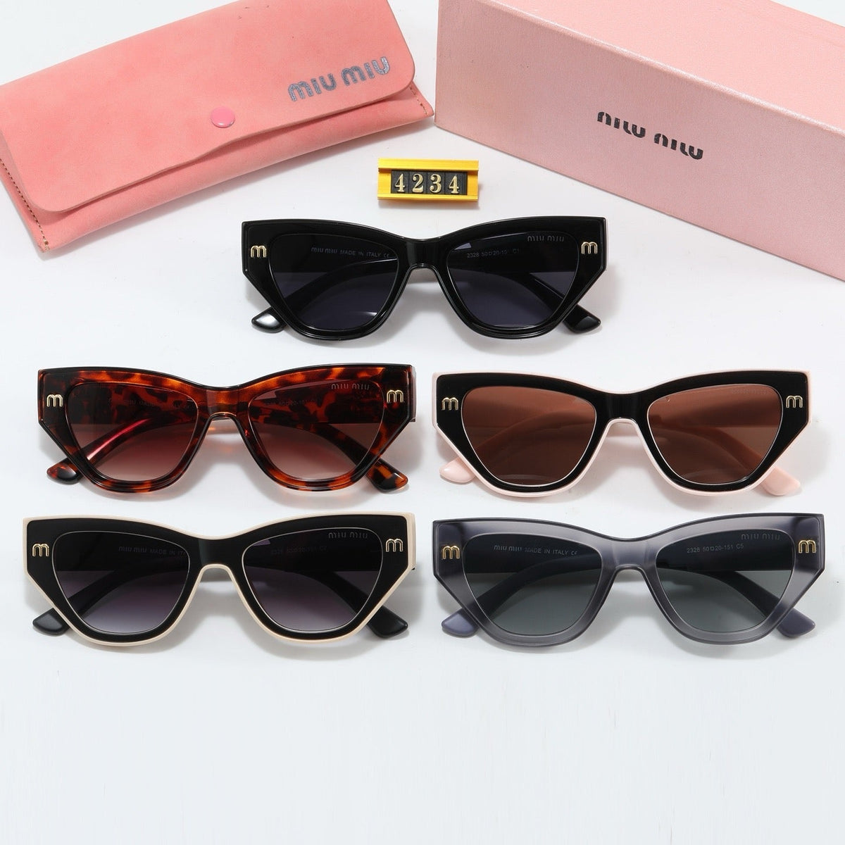 2025 5 colors of fashionable and popular small frame sunglasses 4234