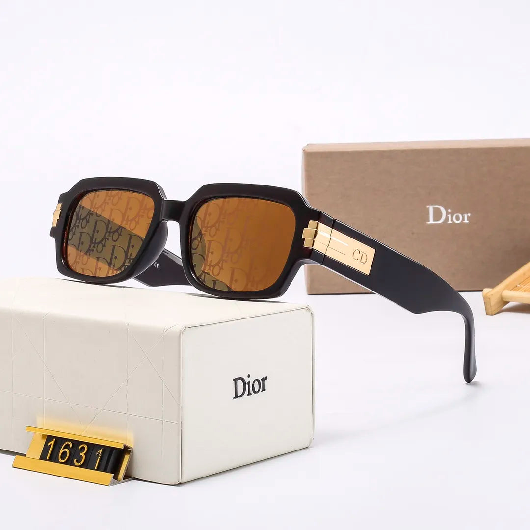 2026 Square Watermark Fashion Sunglasses