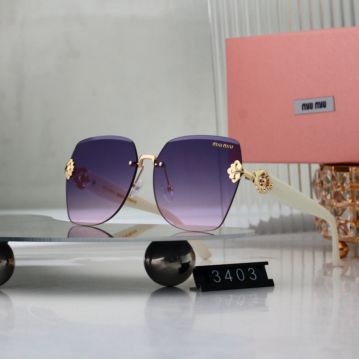 2026 New Frameless Metal Sunglasses