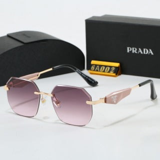 2026 Hot sale metal frameless prism sunglasses 6A002