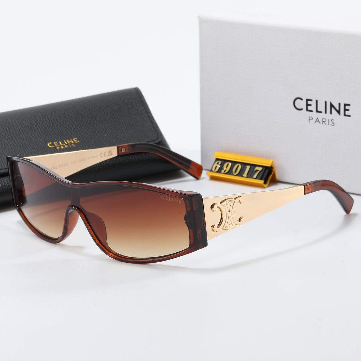 2026 7 colors new integrated lens metal frame sunglasses  69017