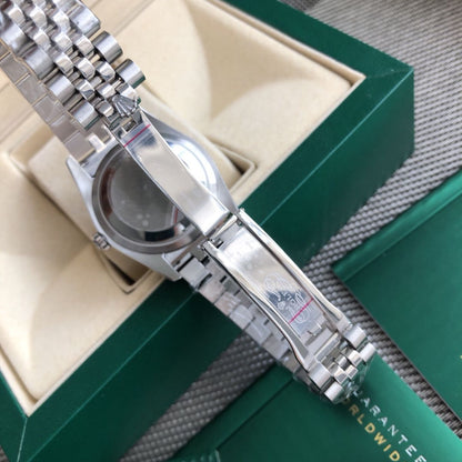 Regency Classic Date 36 mm Five-Link Brilliant diamond set Bezel White Dial 8119