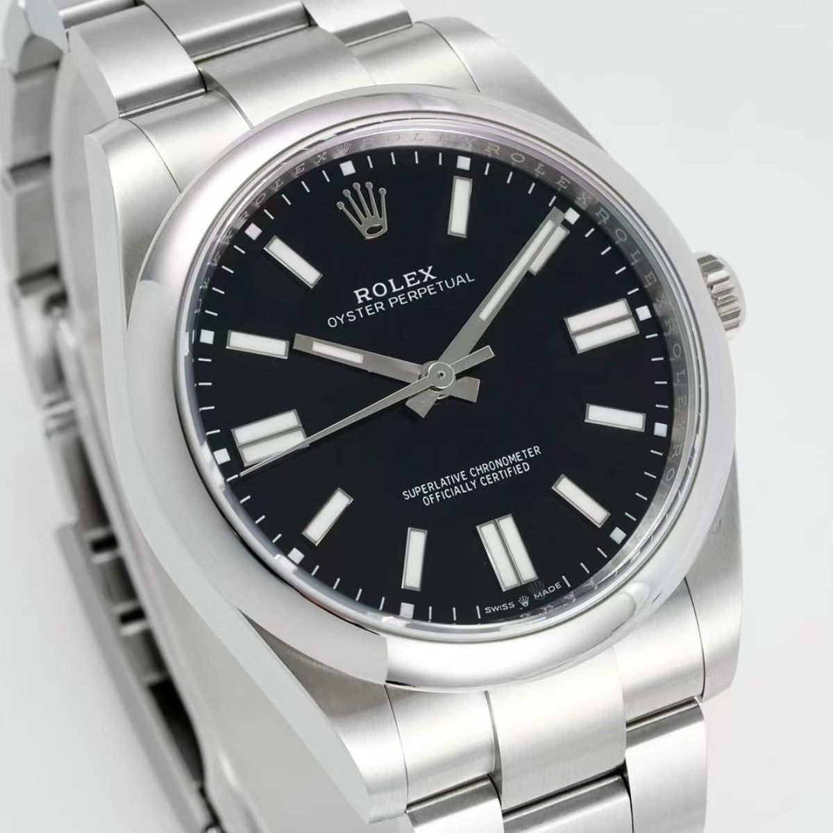 Regency Timeless Perpetual 36 mm Timeless Trapeze Bezel Black Dial 126000 1076