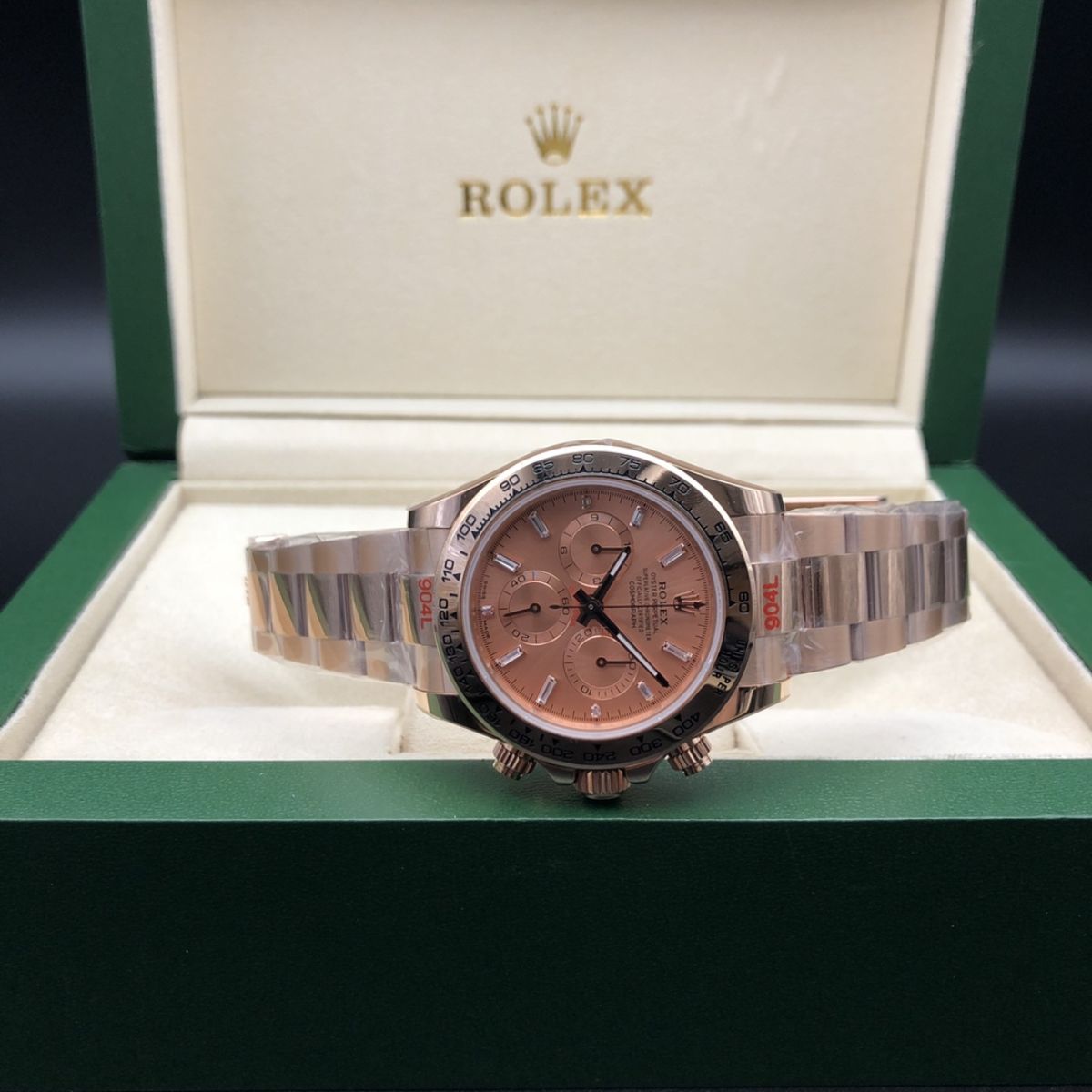 [Super Clone] Regency Racing Chronograph 40 mm Timeless Everose Bezel Everose Dial 8678