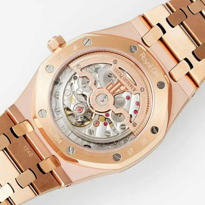 [Super Clone] Prestige Atelier Octagon Sport 39mm White Dial Rose Gold 4443