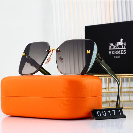 2026 4 colors new popular frameless thin edge frosted sunglasses 00171