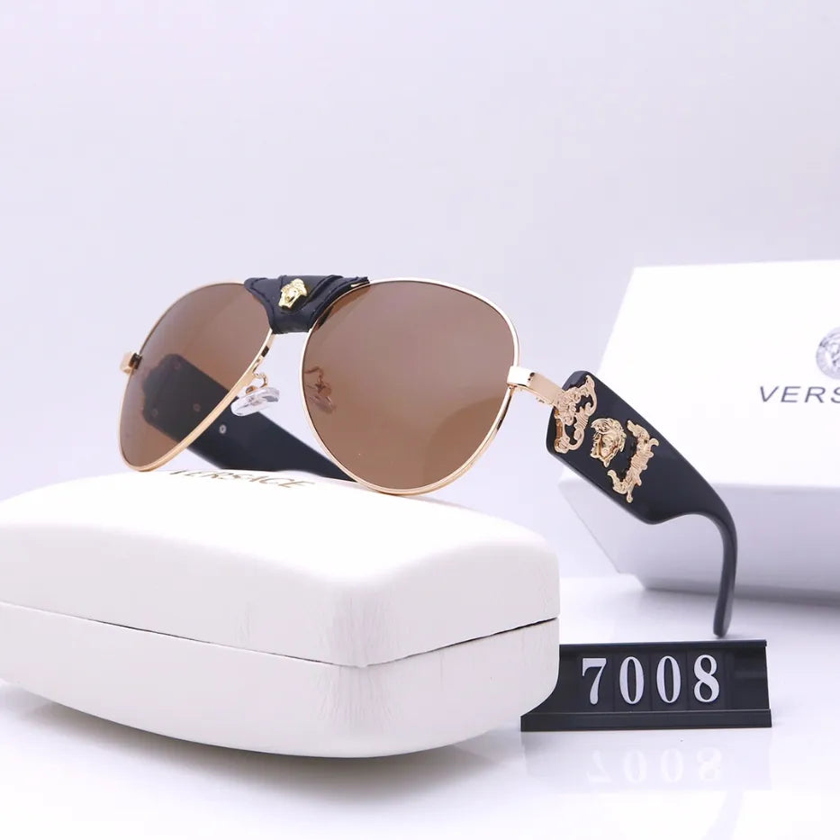 2026 9 Colors Retro Metal Portrait Sunglasses