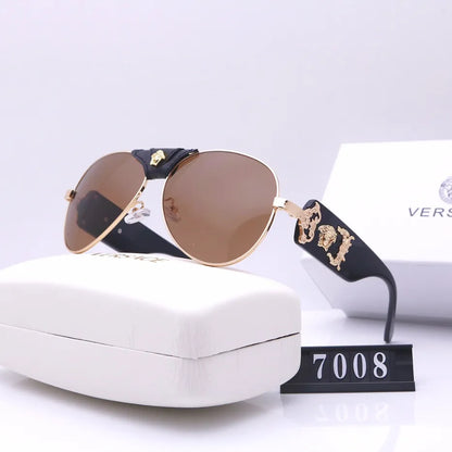 2026 9 Colors Retro Metal Portrait Sunglasses