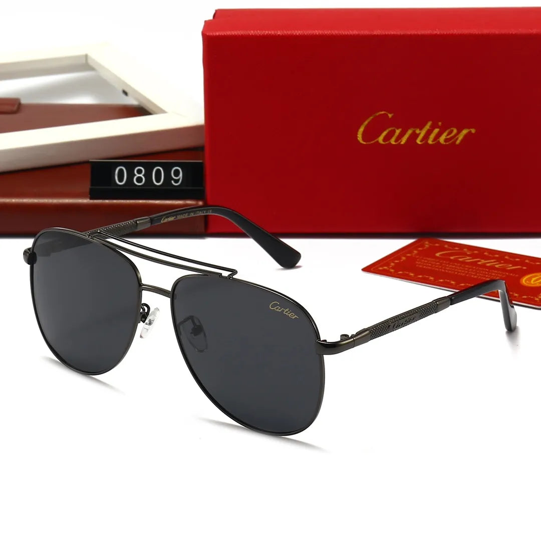 2026 Neutral Polarized Double Bridge Sunglasses