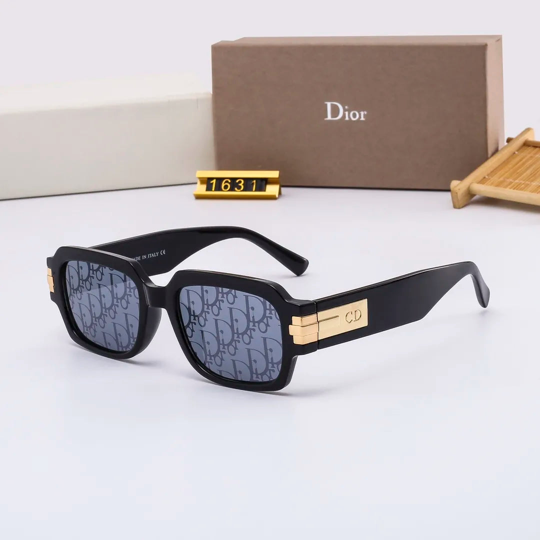 2026 Square Watermark Fashion Sunglasses