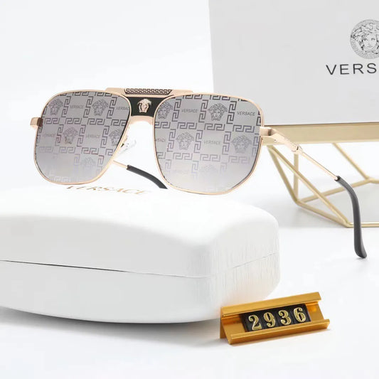 2026 Vintage Print Metal Sunglasses