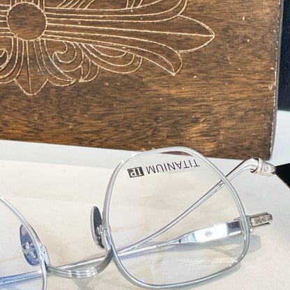 2026 New transparent metal sunglasses
