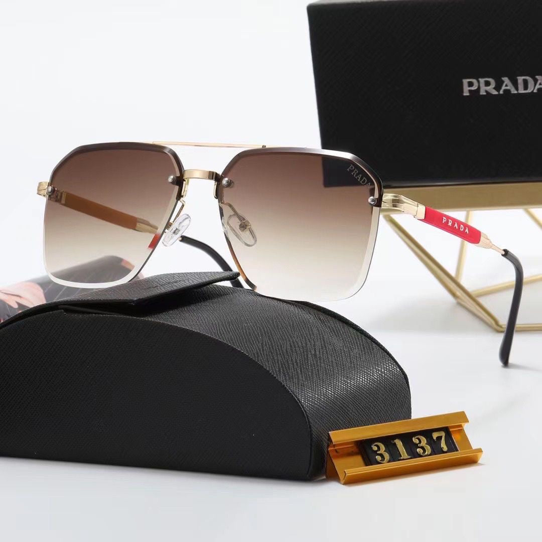 2024 Hot new metal frame square lens sunglasses