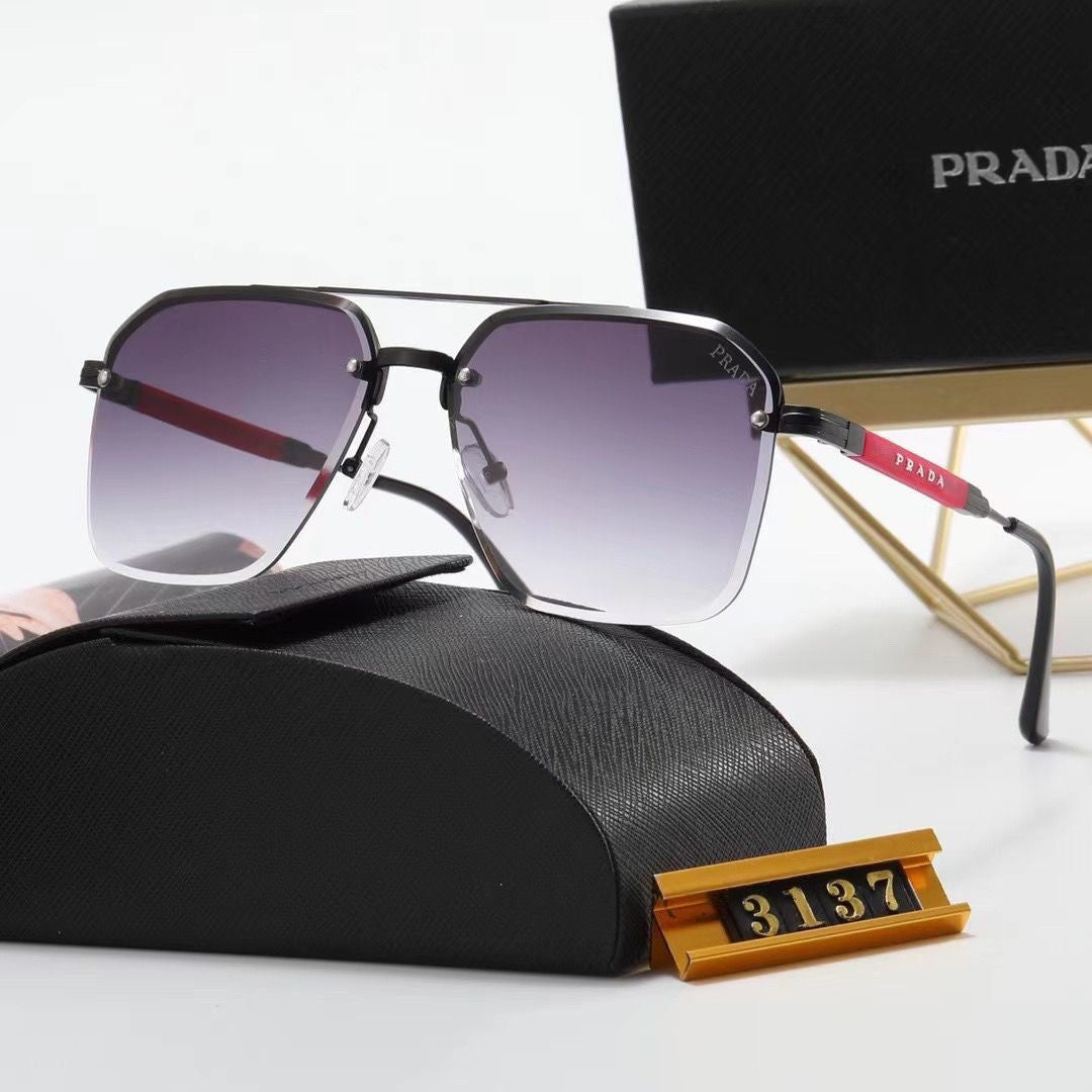 2024 Hot new metal frame square lens sunglasses