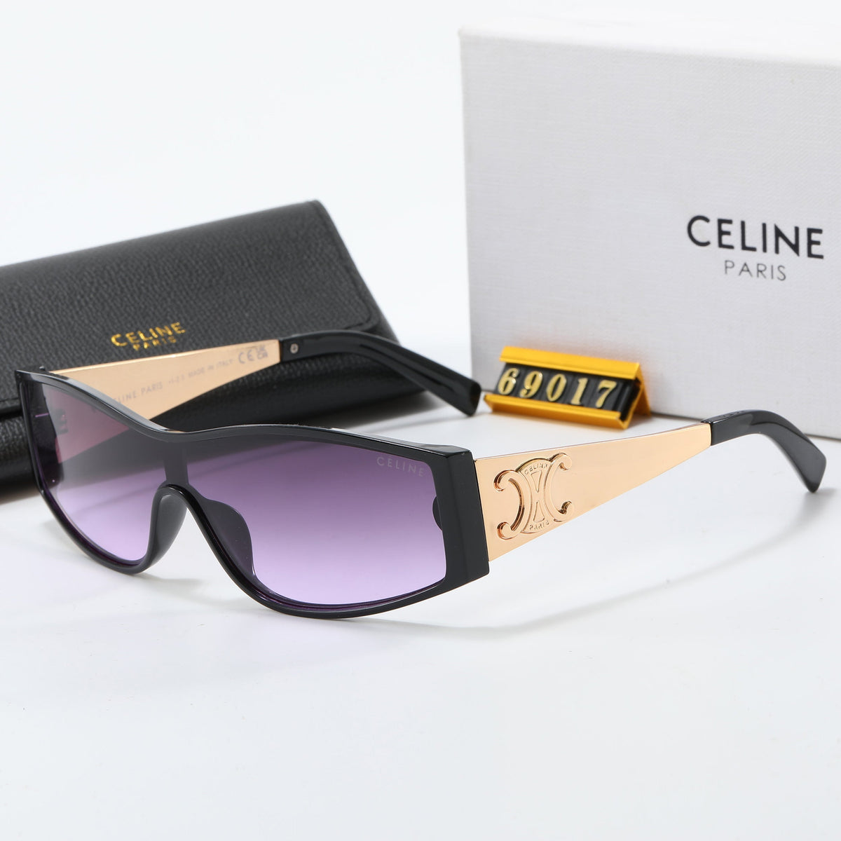 2026 7 colors new integrated lens metal frame sunglasses  69017