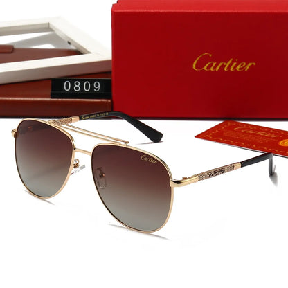 2026 Neutral Polarized Double Bridge Sunglasses