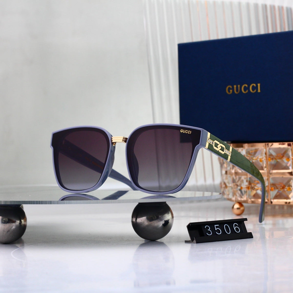 2026 Full Frame Cat Shape Gradient Sunglasses