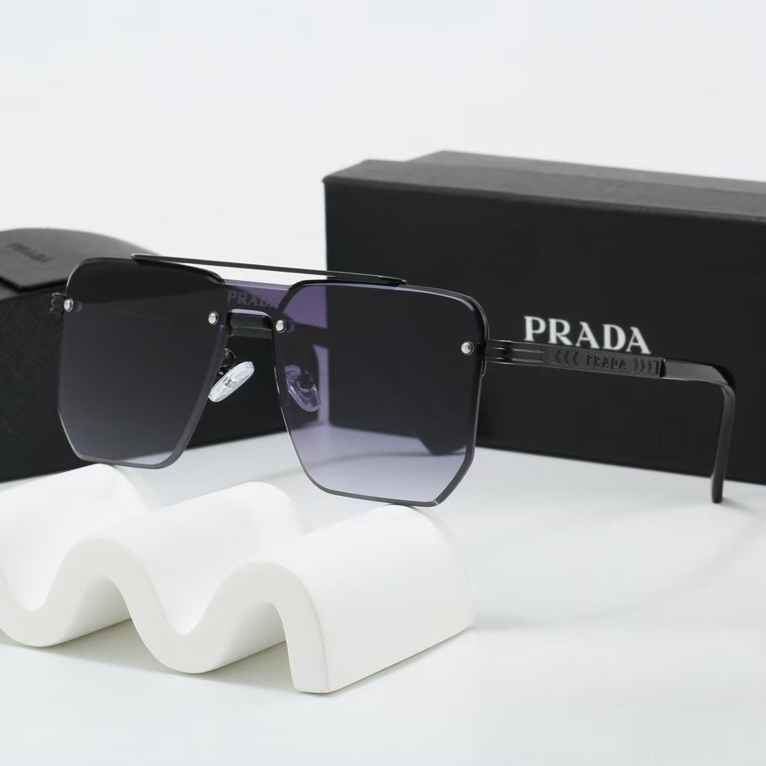 2026 New gradient frameless thin sunglasses