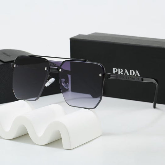 2026 New gradient frameless thin sunglasses