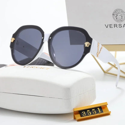2026 6-color fashion VE letter temple sunglasses polarized glasses