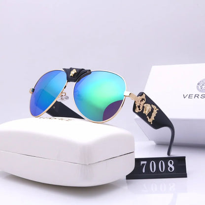 2026 9 Colors Retro Metal Portrait Sunglasses