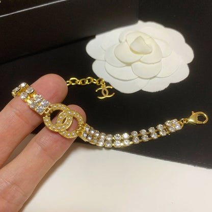 Double Crystal Diamond Bracelet